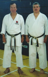 Keinosuke Enoeda with Wayne Teall UBS Norton Radstock SKC